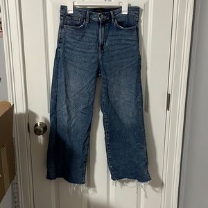 Banana Republic High-Rise Wide-Leg Crop Jeans